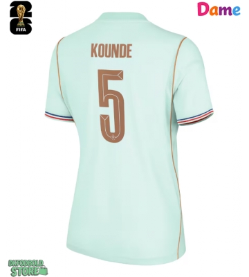 Frankrig Jules Kounde #5 Replika Udebanetrøje Dame VM 2026 Kortærmet